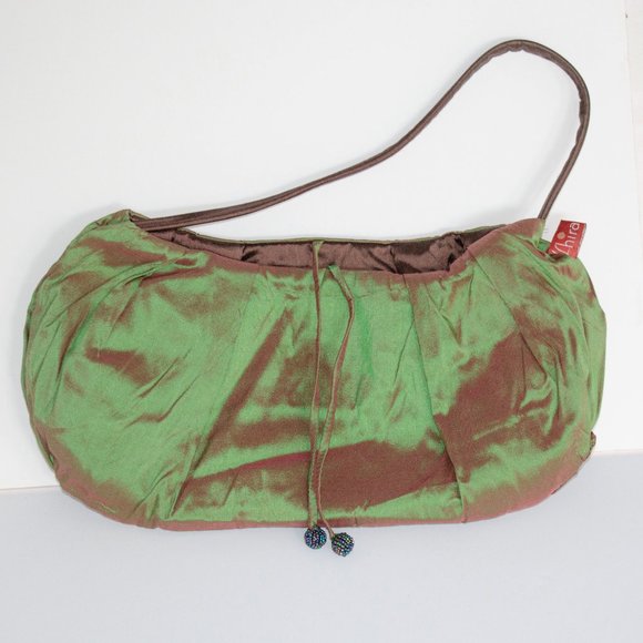 Unique Iridescent Green and Brown Shiraleah Purse - Picture 1 of 5